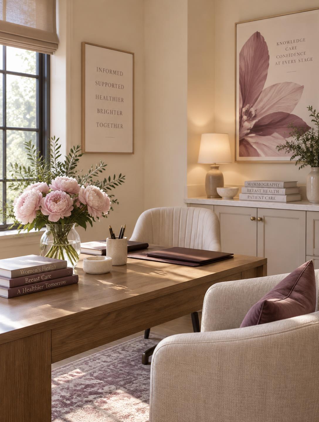 Calm consulting room